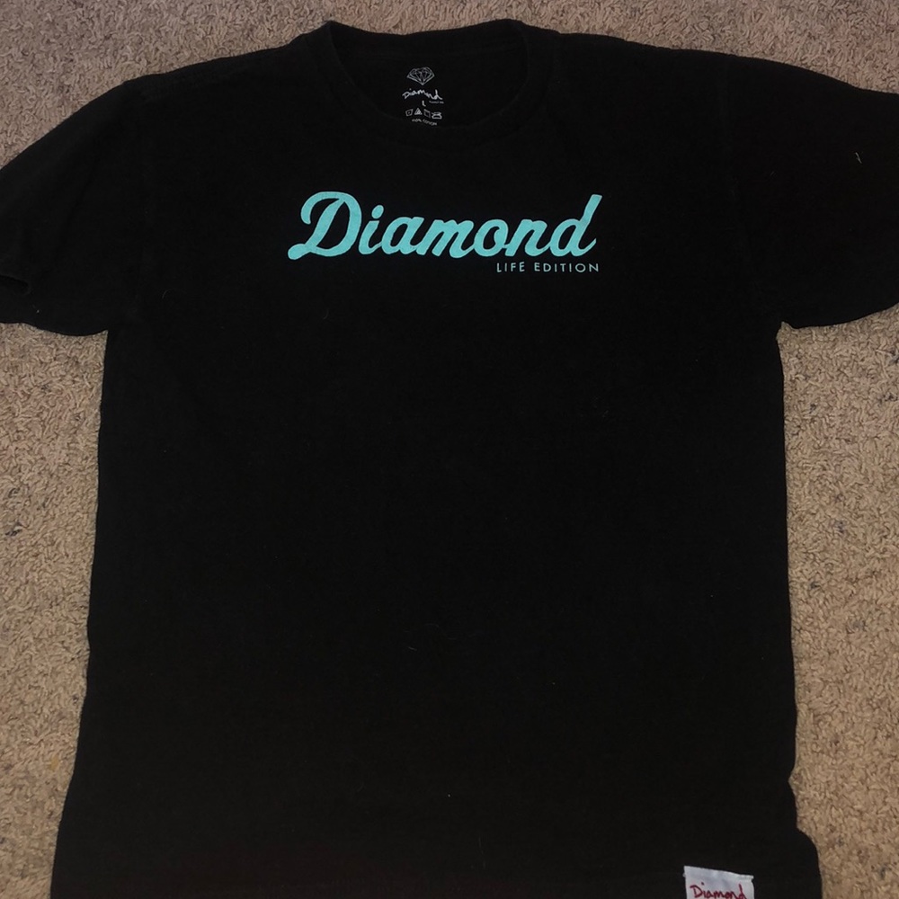 diamond supply co black shirt